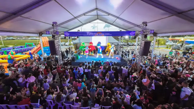 O Festival foi pensado como um espaço de encontro para as famílias, reunindo cultura, entretenimento e atividades para as crianças em um só lugar.